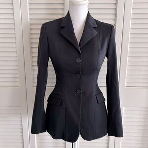 R.J. Classics Xtreme Washable Show Coat Women’s Navy Blue Equestrian Size 00R